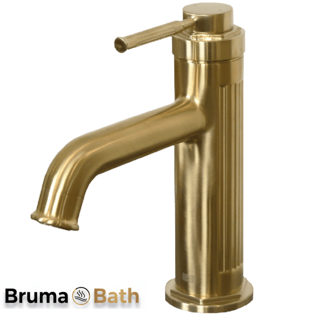 Mitigeur Lavabo Or Brossé